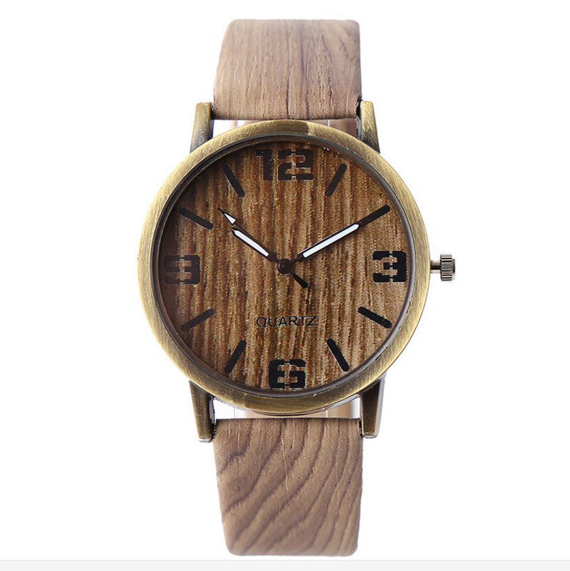 Wood Grain  Style Wrist Watch 6