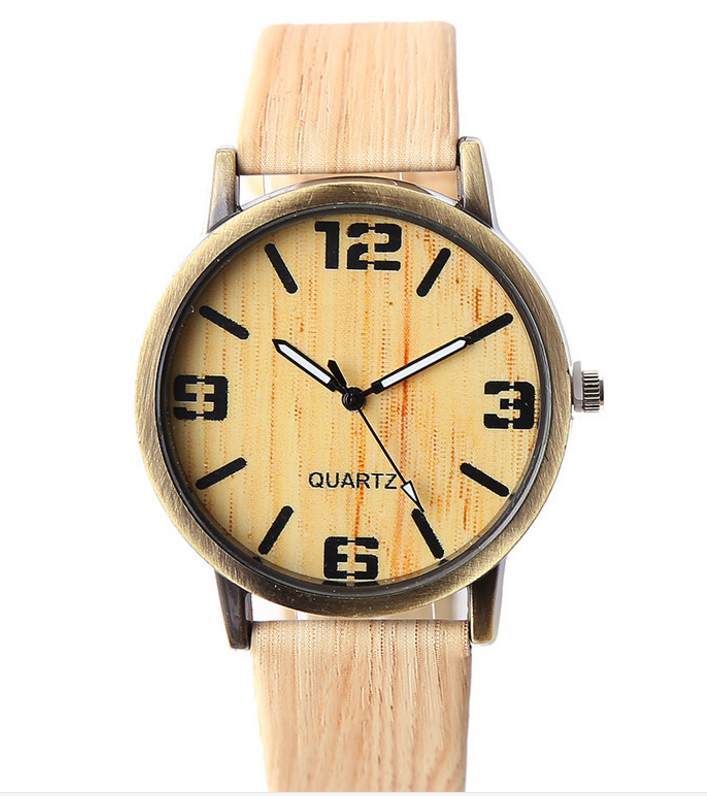 Wood Grain  Style Wrist Watch 5