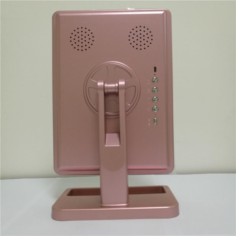 Touch Screen Makeup Mirror With 20 LED Light Bluetooth Music Speaker 10X Magnifying Mirrors Lights 2