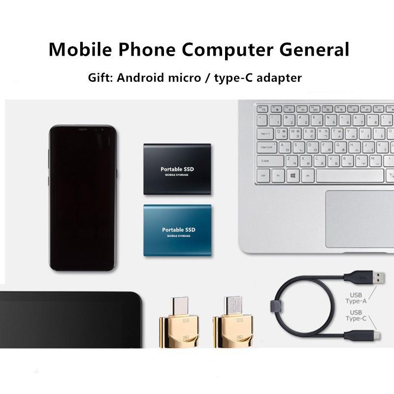 Mini Mobile Solid State Drive 2T Type-3.1 Metal Material 3