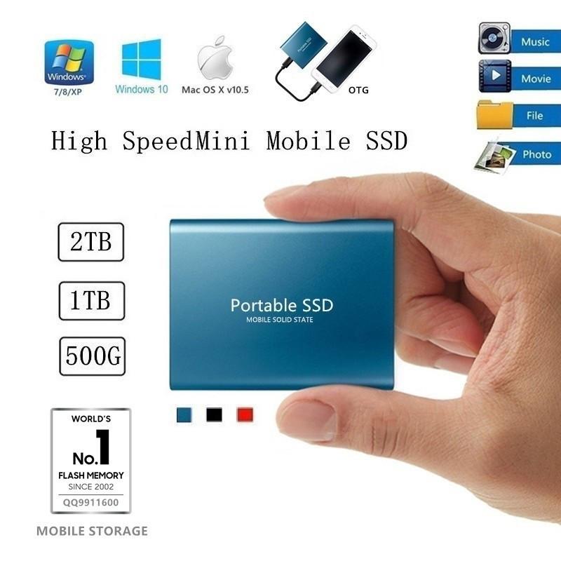 Mini Mobile Solid State Drive 2T Type-3.1 Metal Material 6