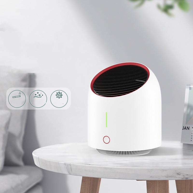 Portable Air Purifier for Home Bedroom Office, USB Quiet Small Desktop Air Cleaner, 3 Modes for Removing Dust Pet Dander 1