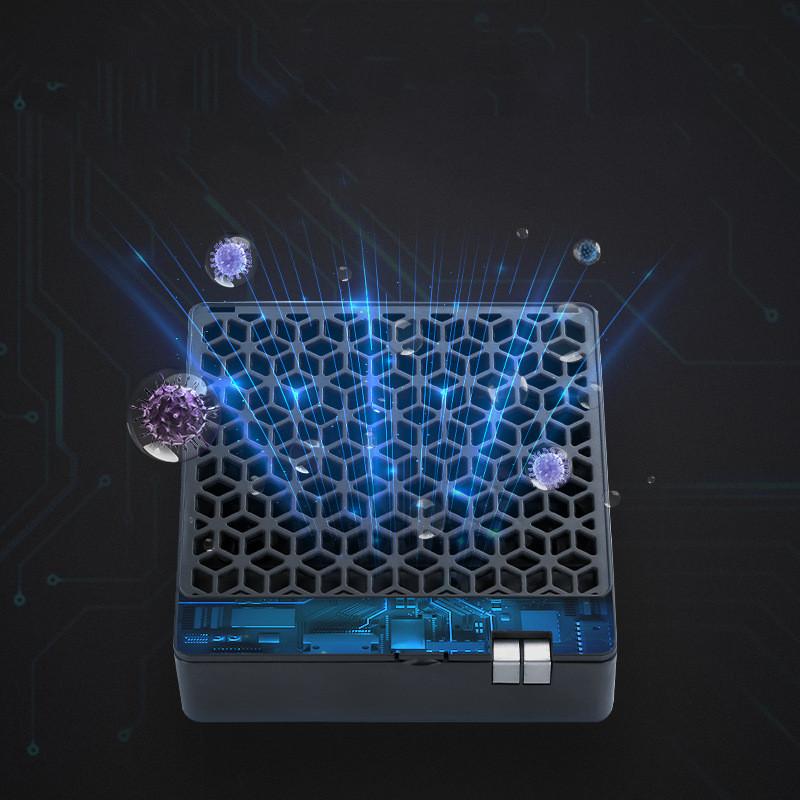 Portable Air Purifier for Home Bedroom Office, USB Quiet Small Desktop Air Cleaner, 3 Modes for Removing Dust Pet Dander 8