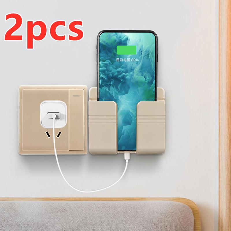 Mobile Phone Charging Storage Rack Punch-free Sticky Storage Box 9