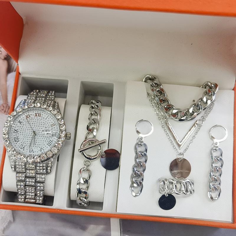 Women's Watch Jewelry 5-piece Set New Quartz Watch Gift Suit Wrist Watch 26