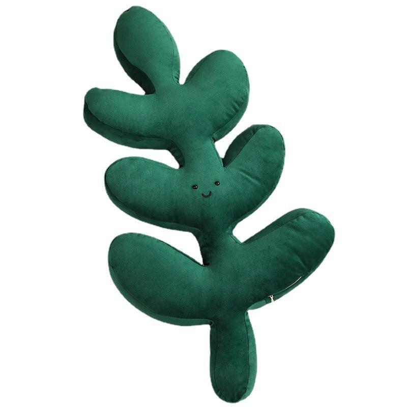 Green Plant Pillow Home Philodendron 10