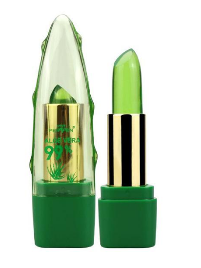 Aloe Vera Gel Color Changing Lipstick Gloss  Moisturizer Anti-drying Desalination Fine-grain Lip Blam Care 7