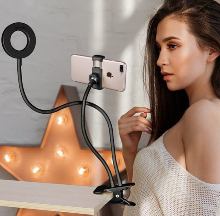 LED Selfie Ring Light for Live Adjustable Makeup Light-8cm Stand 1