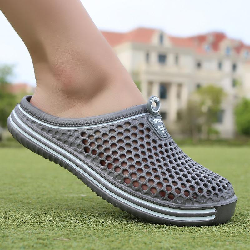 Casual Hole Shoes Half Slippers Summer Beach Shoes 6