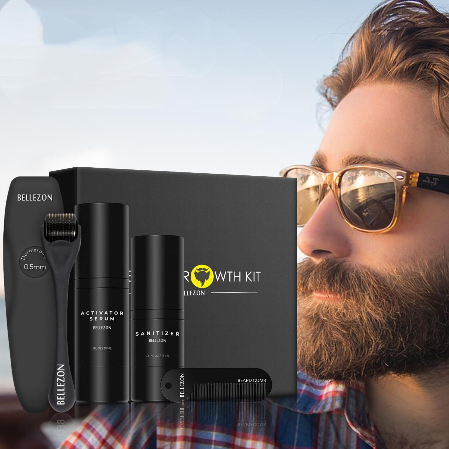 Beard Growth Liquid Beard Care Set 1