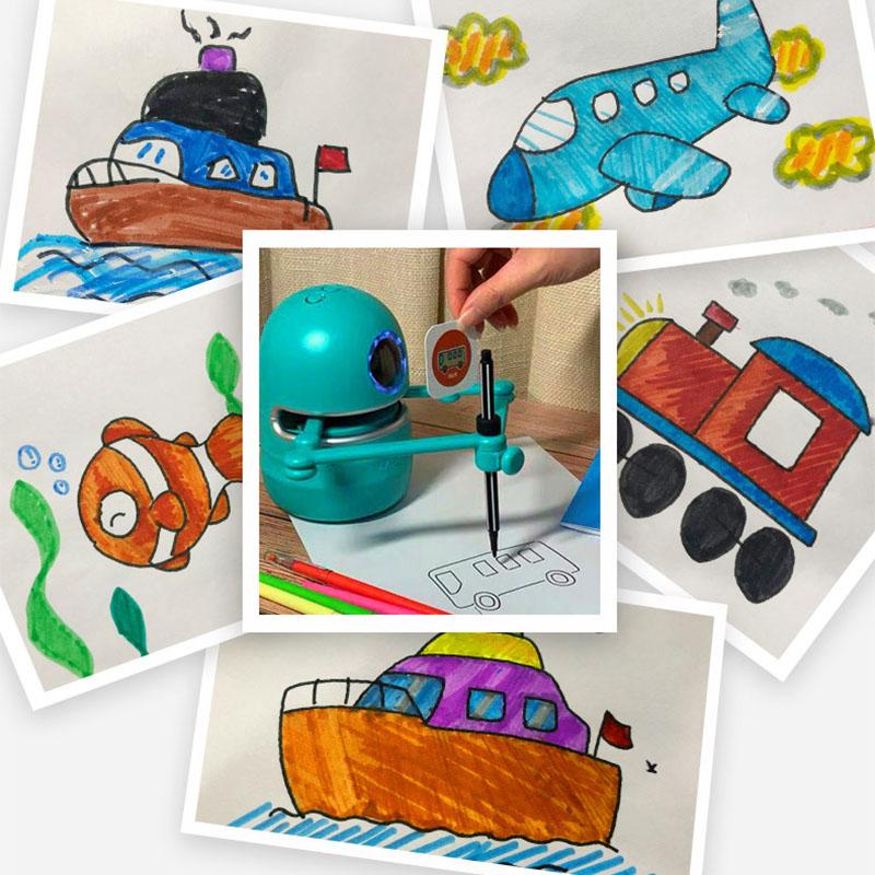 Painting Robot Kindergarten Children Students 2