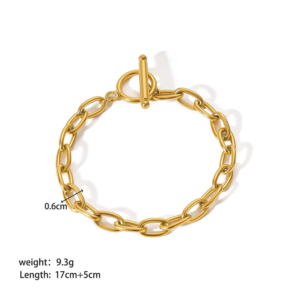 Stainless Steel Ornament Bracelet Female 29