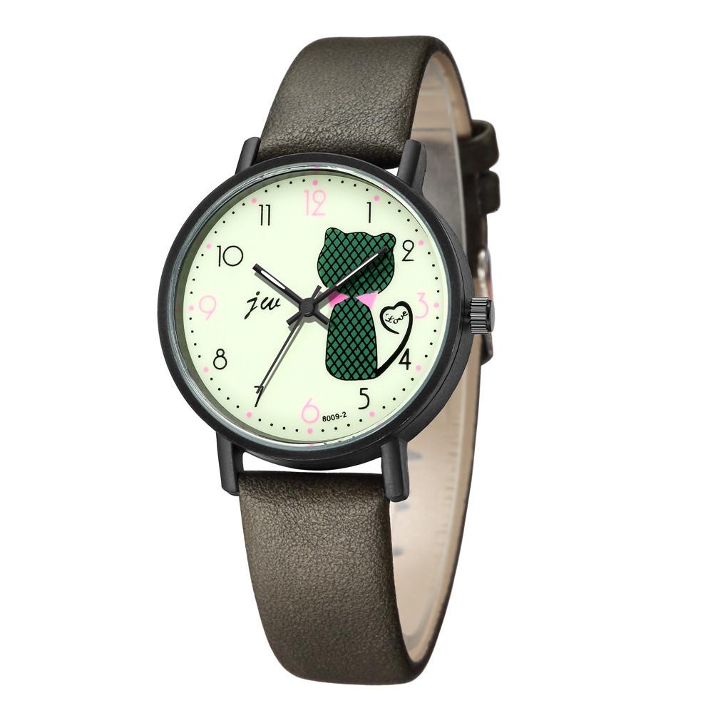 Cute Cat Ladies Casual Wrist Watch 5
