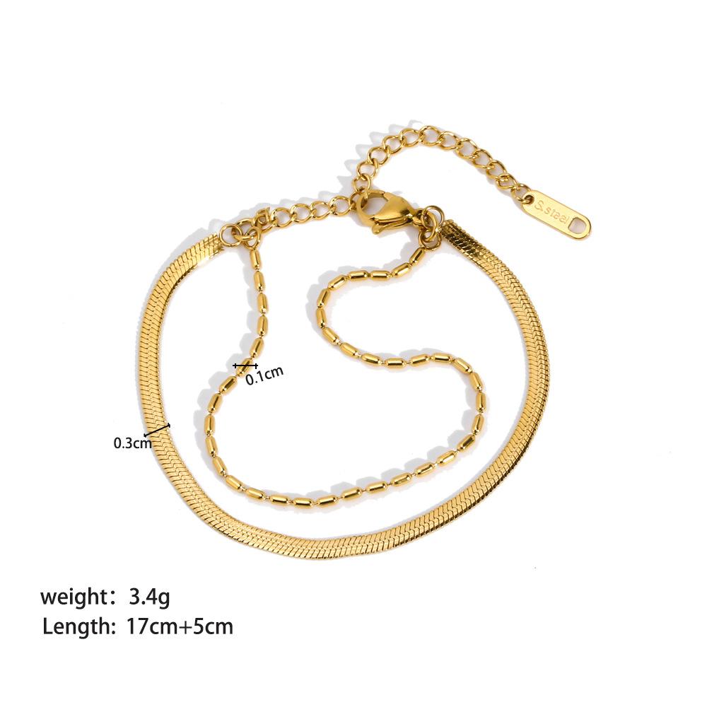 Stainless Steel Ornament Bracelet Female 25