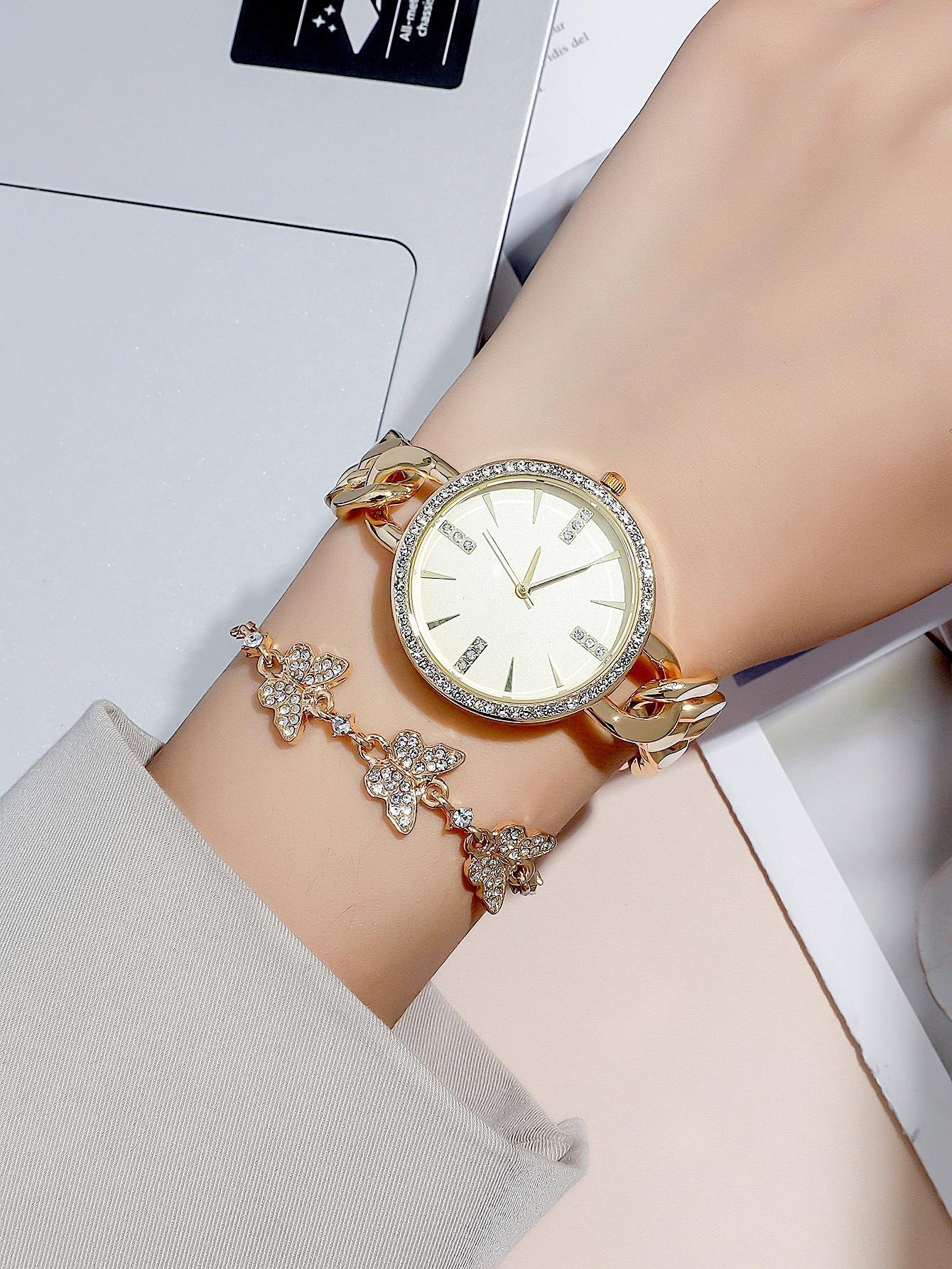Women's Wrist Watch Simple Thin Strap Bracelet Watch 10