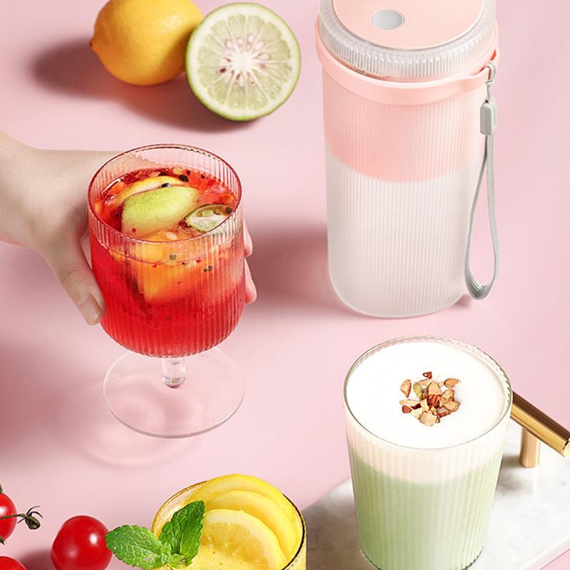 Multi-Function Portable Blender Electric Juicer Cup Sports Bottle Fruit Blender USB Rechargeable Smoothie Blender Fruits Juicer Extractor 2