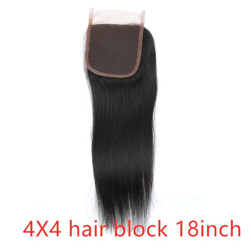 Real human hair straight wave human hair hair curtain natural color wig hair extension 11