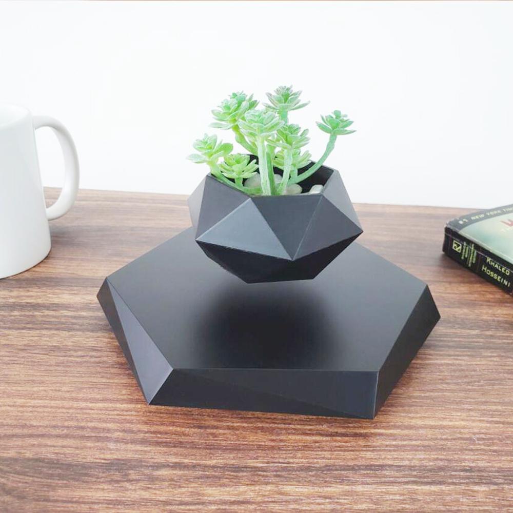 Floating Magnetic Levitating Flower Pot Bonsai Air Plant Pot Planter Potted For Home Office Desk Decor Creative Gift 1