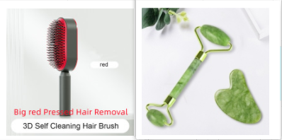 Self Cleaning Hair Brush For Women One-key Cleaning Hair Loss Airbag Massage Scalp Comb Anti-Static Hairbrush 41