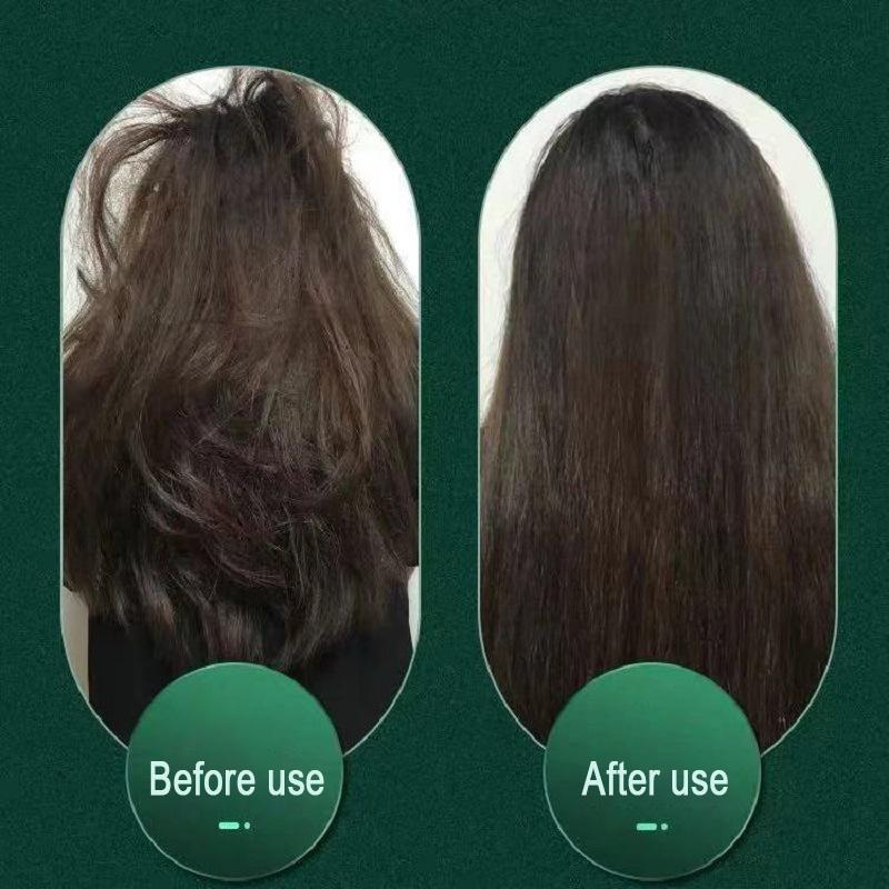 New 2 In 1 Hair Straightener Hot Comb Negative Ion Curling Tong Dual-purpose Electric Hair Brush 2