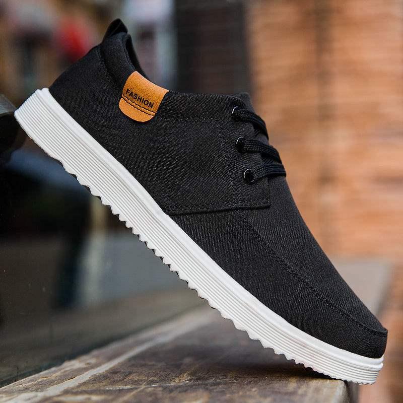 Men's Shoes Breathable Canvas Shoes Korean Style Trendy 7