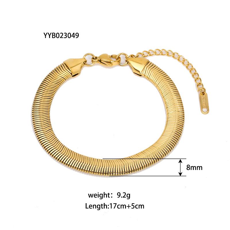 Stainless Steel Ornament Bracelet Female 5