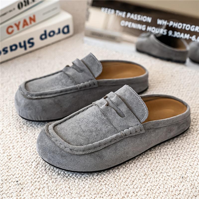 Retro Comfortable Suede Casual Mules Fashion 7