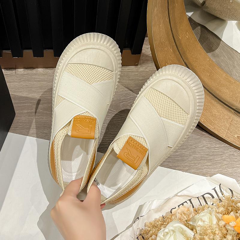 Springautumn Breathable Mesh Cookie Canvas Shoes 4