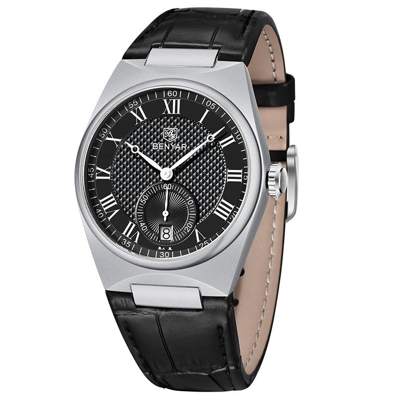Men's Quartz Watch Fashion Business Simplicity Waterproof Tide Wrist Watch Calendar Watch Men 14
