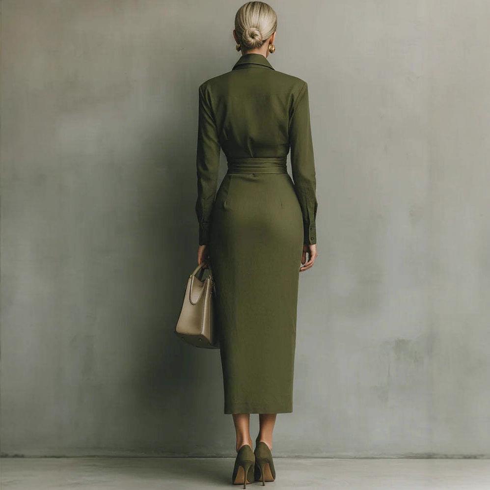 New Slim-fit Long-sleeved Dress For Women 2