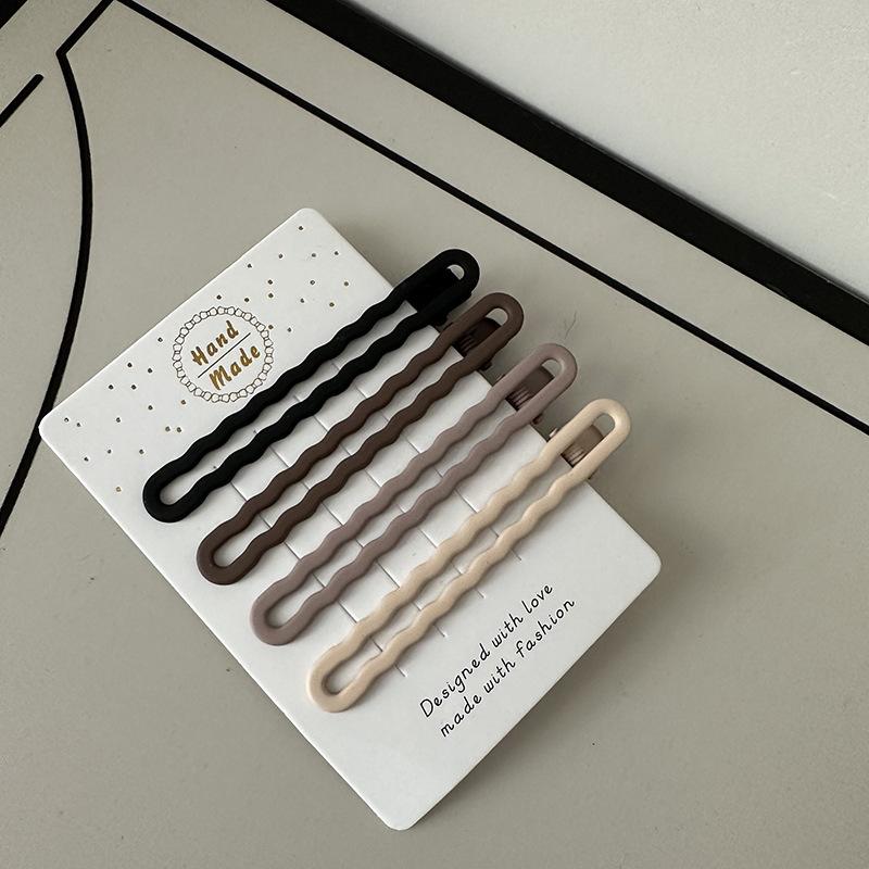 Coffee Color Series Barrettes Combination Retro Temperament 7