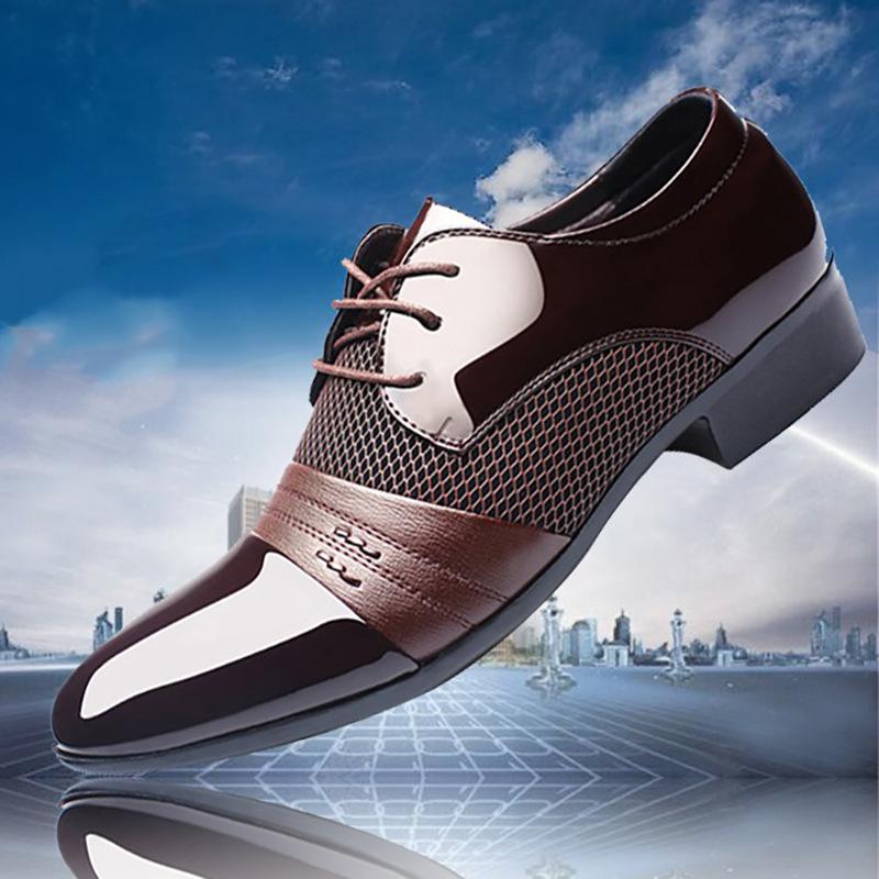 Fashionable Korean-style Leather Shoes For Men 1