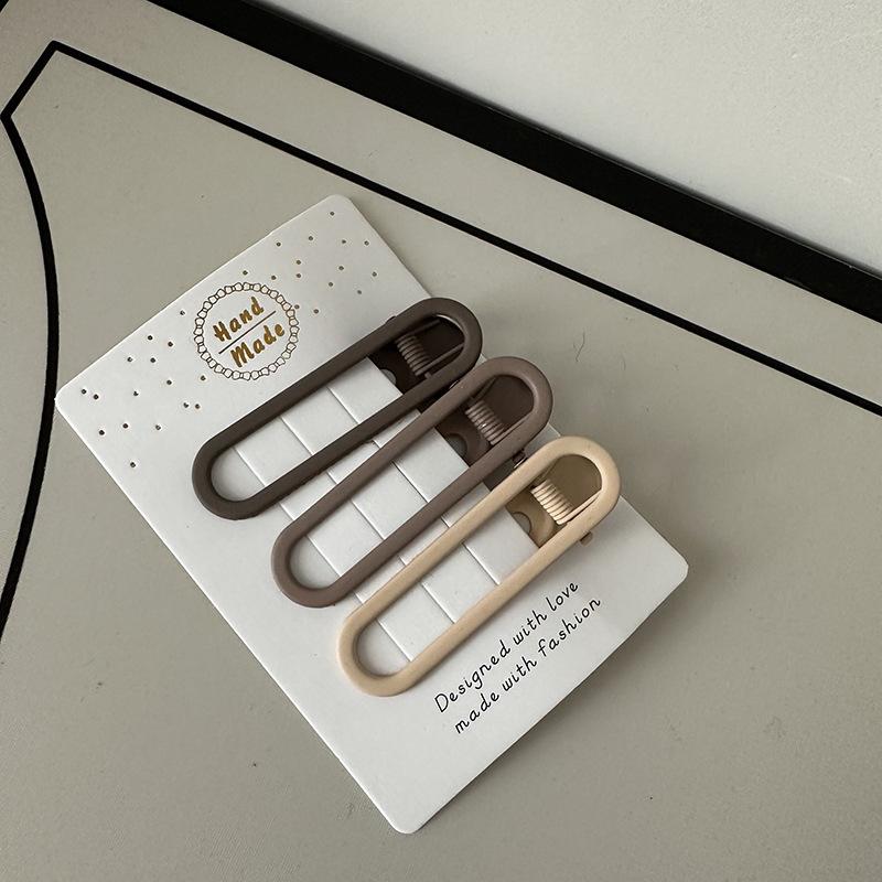 Coffee Color Series Barrettes Combination Retro Temperament 6