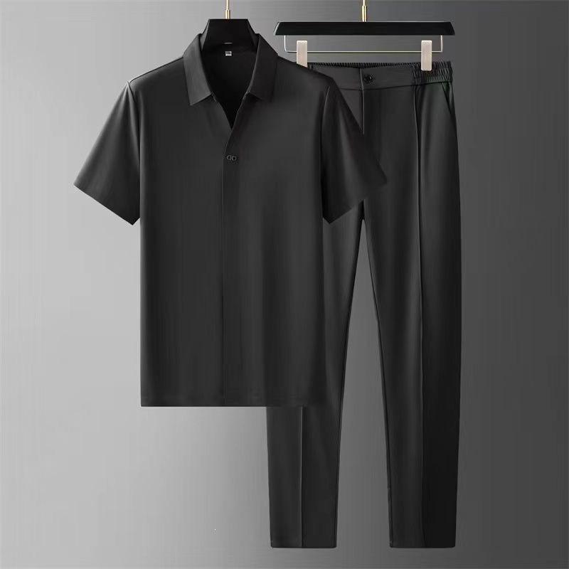 Mens Business-Casual Sports Two-Piece Set 7