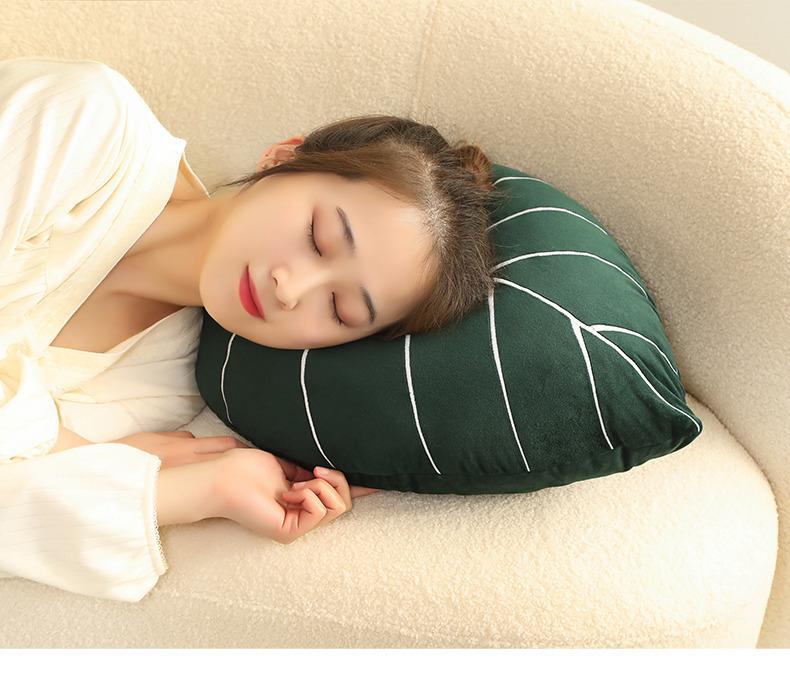 Green Plant Pillow Home Philodendron 7