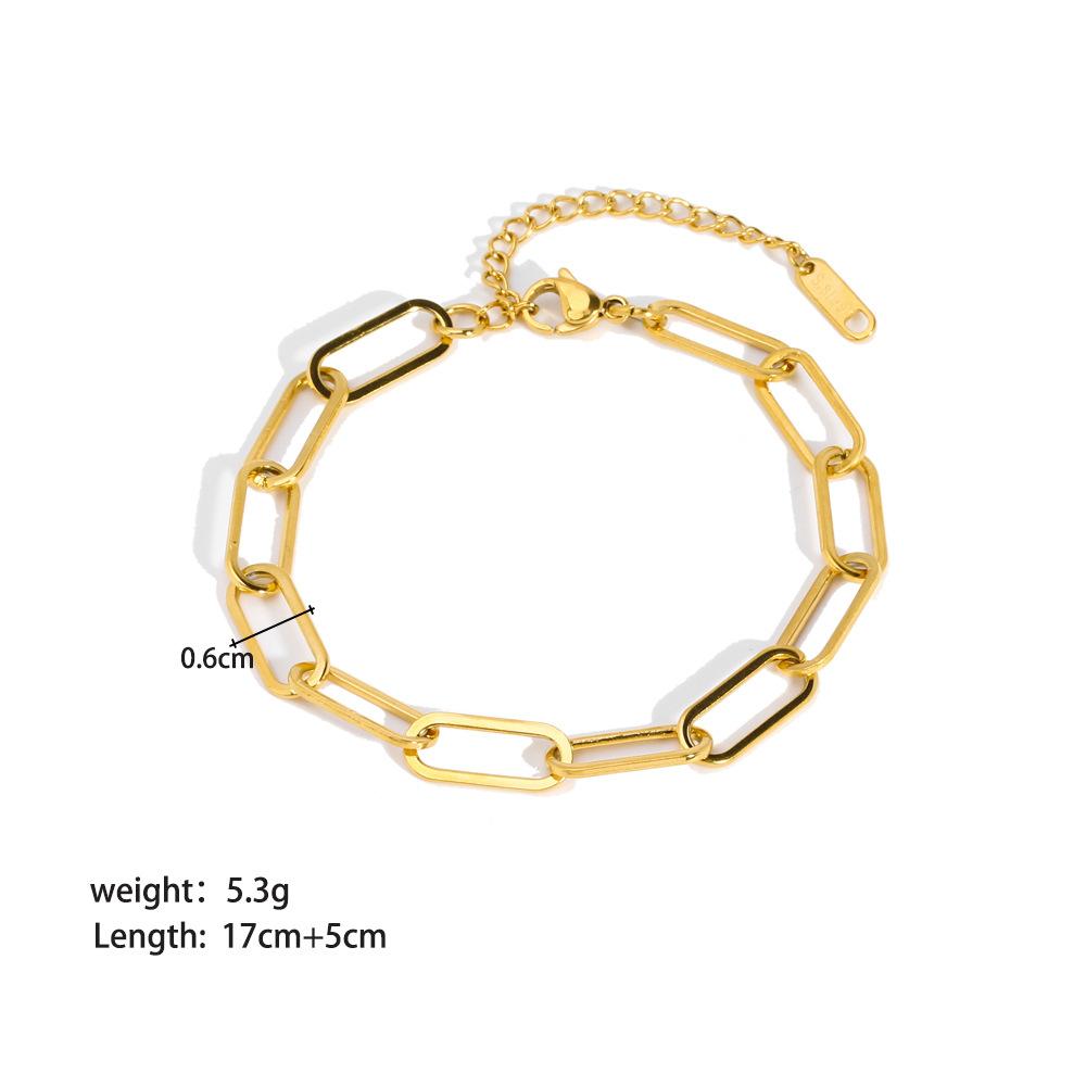 Stainless Steel Ornament Bracelet Female 8