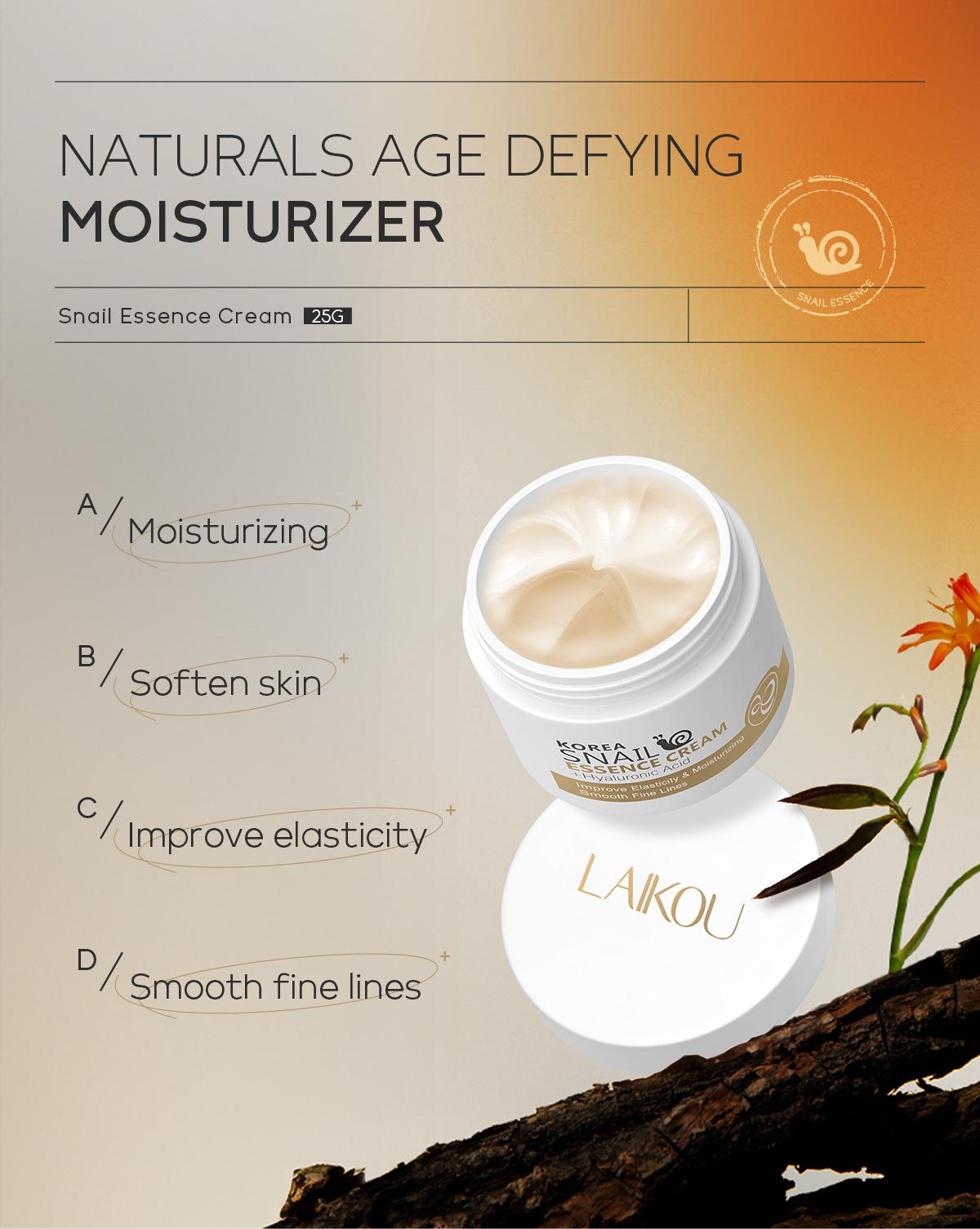 Moisturizing Skin Care Products Laikou Snail Cream 21