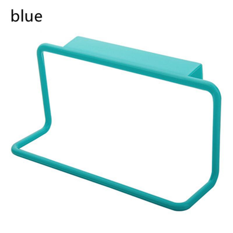 Cabinet Door Back Single-Rod Towel Rack Plastic Seamless Rag Rack Towel Bar 4