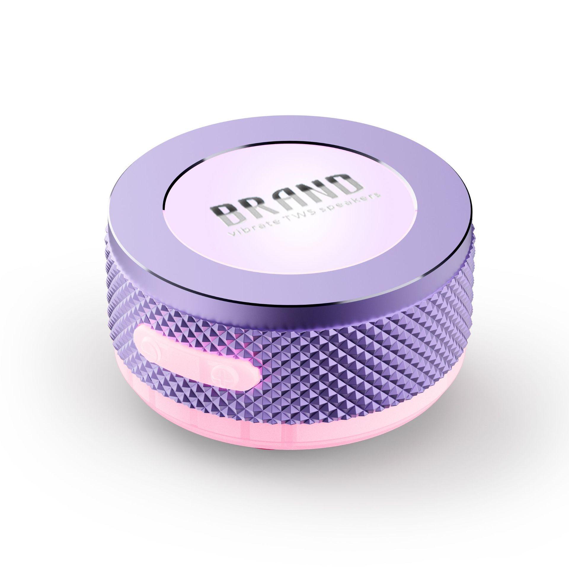 Small Wireless Bone Conduction Speakers Bluetooth Vibration Speaker With Color LED Light Portable Surface Adsorption Speaker 9