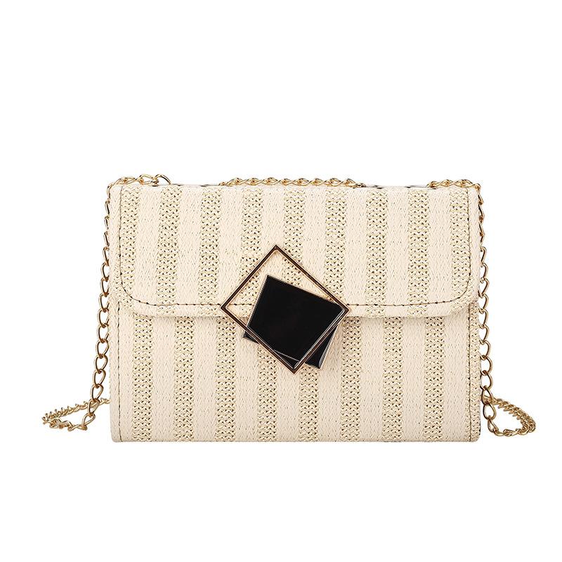 Fashionable ShoulderCrossbody Bag For Women, Korean-Style Small Square Bag With Chain 7