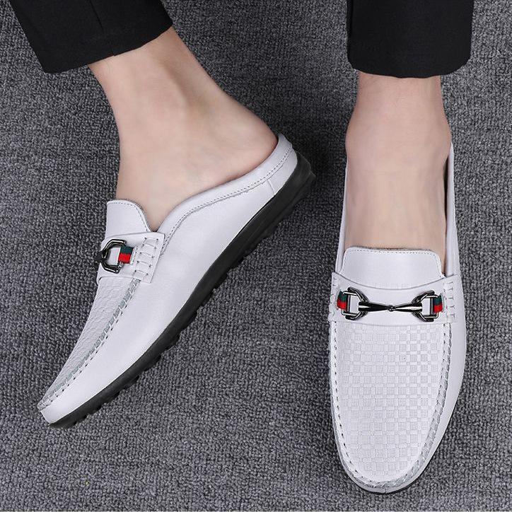 Men's Slip-on Loafer Shoes Large Size Leather Shoes 3