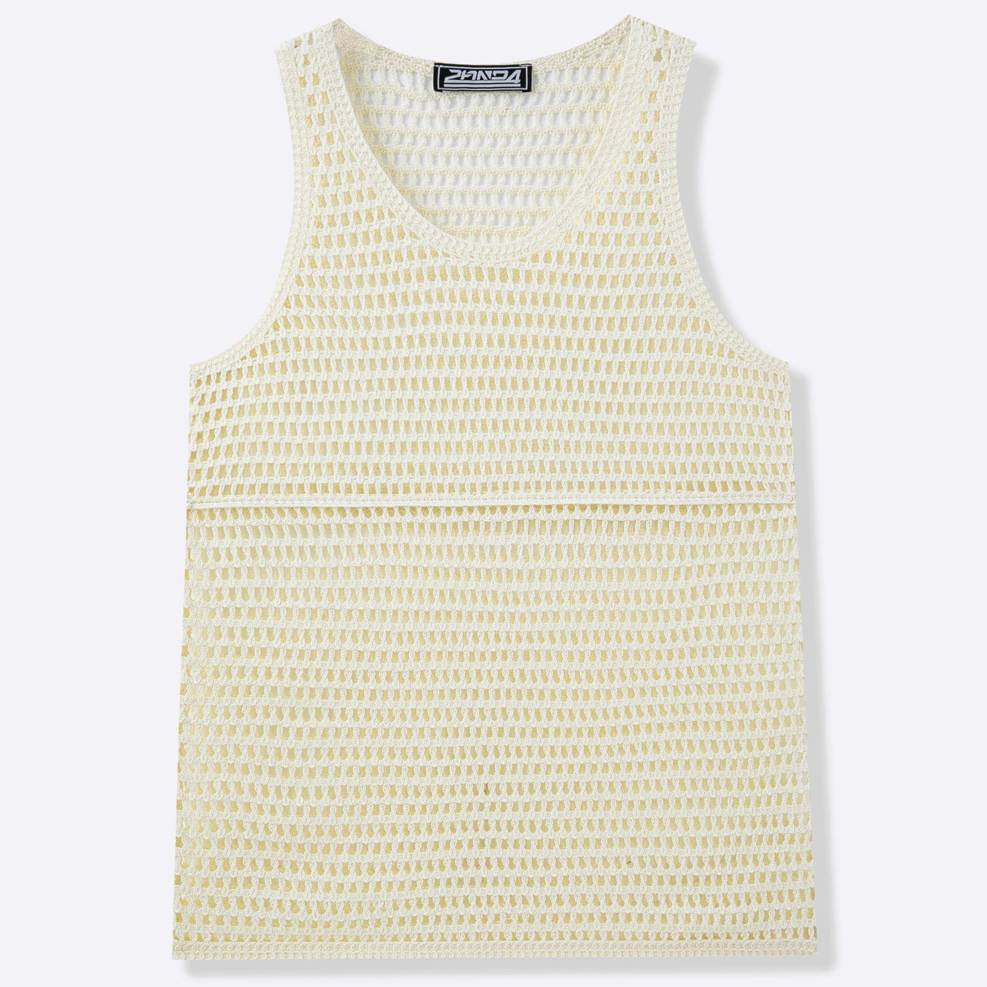 Fitness All-Match Mesh Sleeveless Top Men's Clothing 2