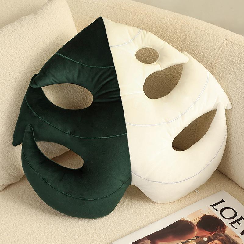 Green Plant Pillow Home Philodendron 5