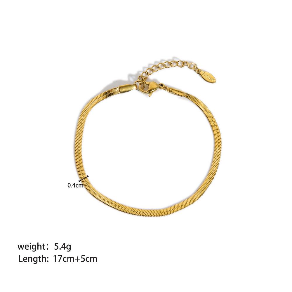 Stainless Steel Ornament Bracelet Female 7