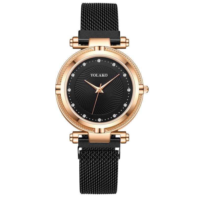 Fashion Diamond Women's Lazy Magnet Wrist Watch 3