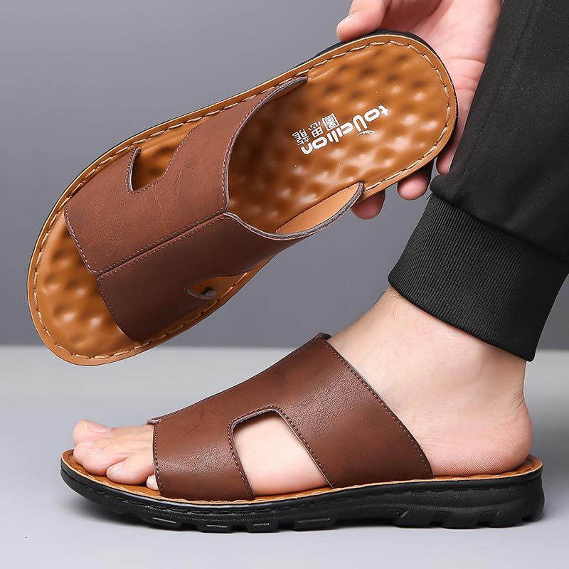 Men's Fashionable Soft-Soled Non-Slip Simple Slippers 1