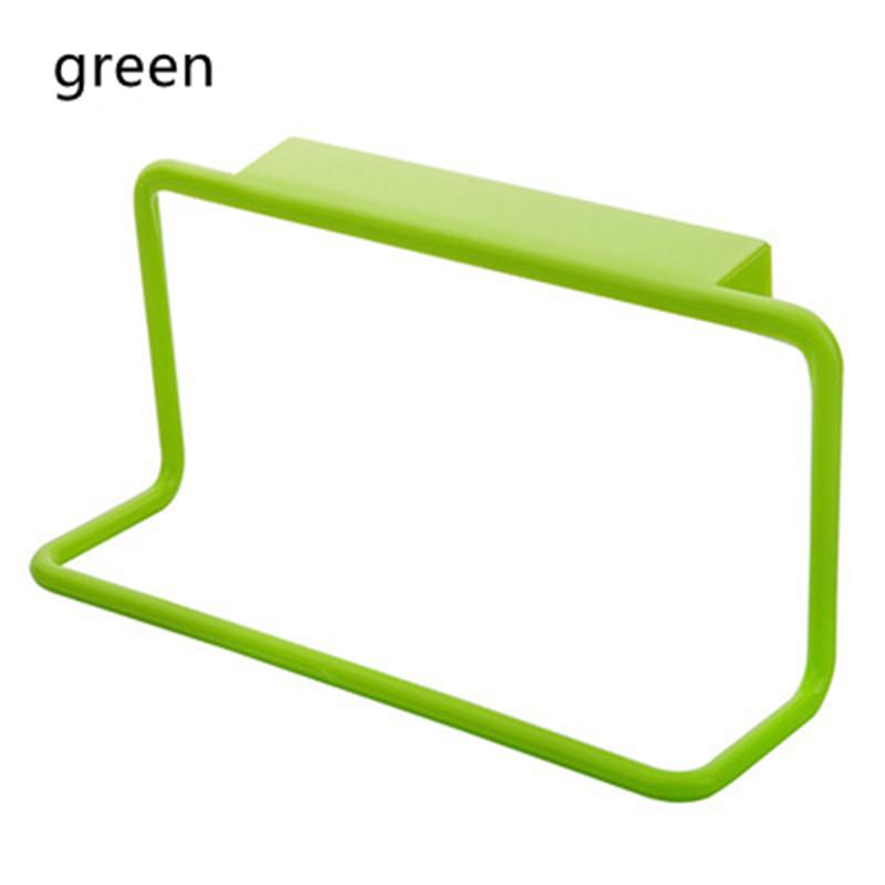 Cabinet Door Back Single-Rod Towel Rack Plastic Seamless Rag Rack Towel Bar 6
