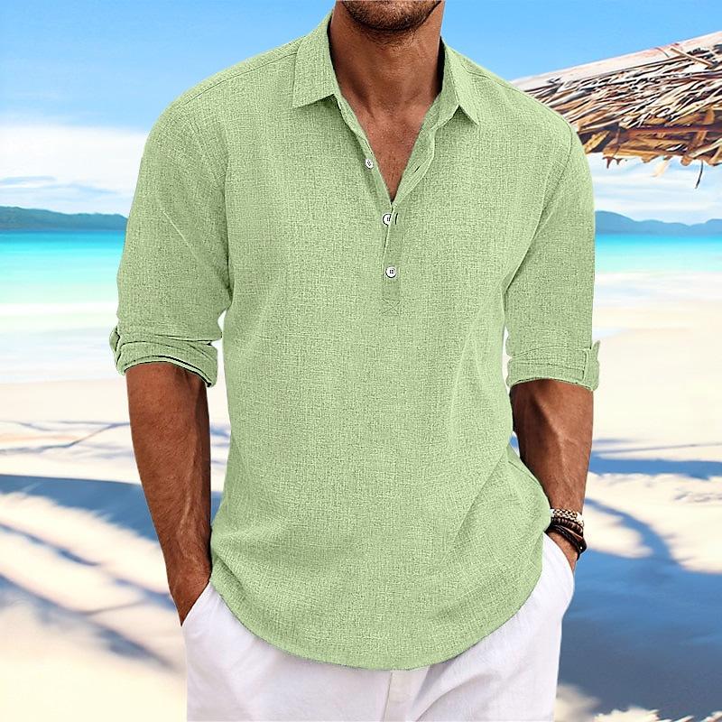 Sweat-absorbent Wrinkle-free Casual Short-sleeve 6
