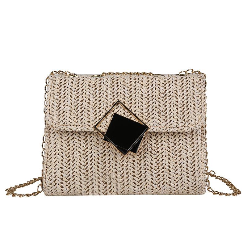 Fashionable ShoulderCrossbody Bag For Women, Korean-Style Small Square Bag With Chain 8