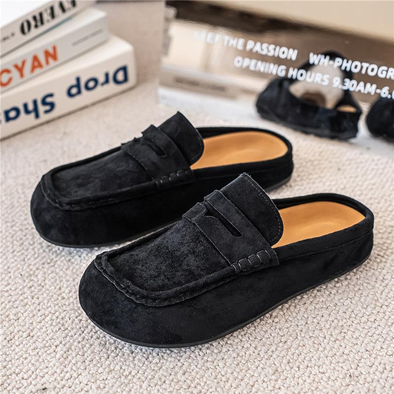 Retro Comfortable Suede Casual Mules Fashion 8